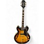 Used Epiphone sheraton 2 Tone Sunburst Hollow Body Electric Guitar thumbnail