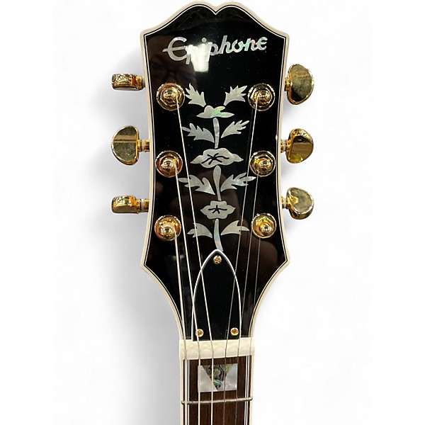 Used Epiphone sheraton 2 Tone Sunburst Hollow Body Electric Guitar