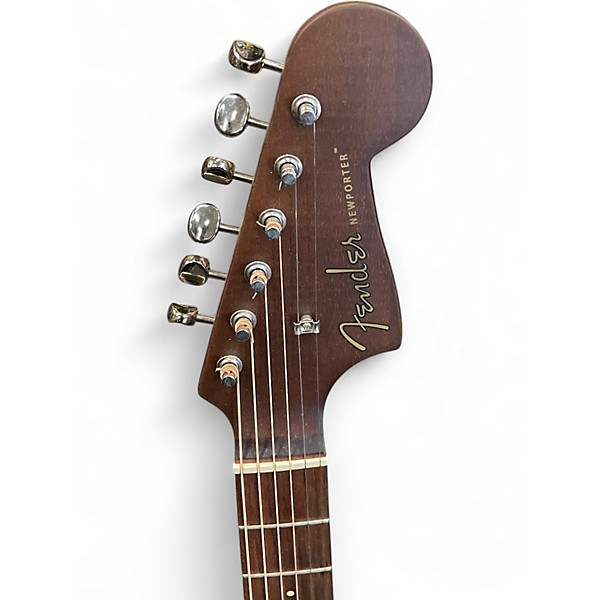 Used Fender Newporter Player RED Acoustic Electric Guitar