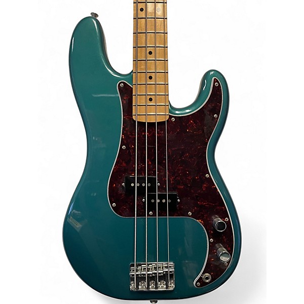 Used Fender Player Precision Bass Ocean Turquoise Electric Bass Guitar