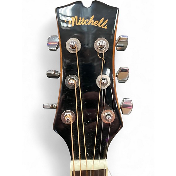 Used Mitchell MD100CE Natural Acoustic Electric Guitar