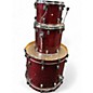 Used Taye Drums 6 Piece Tour Pro Wine Red Drum Kit thumbnail