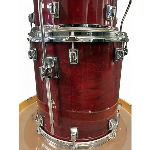 Used Taye Drums 6 Piece Tour Pro Wine Red Drum Kit