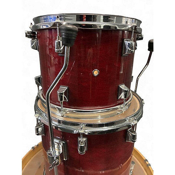 Used Taye Drums 6 Piece Tour Pro Wine Red Drum Kit