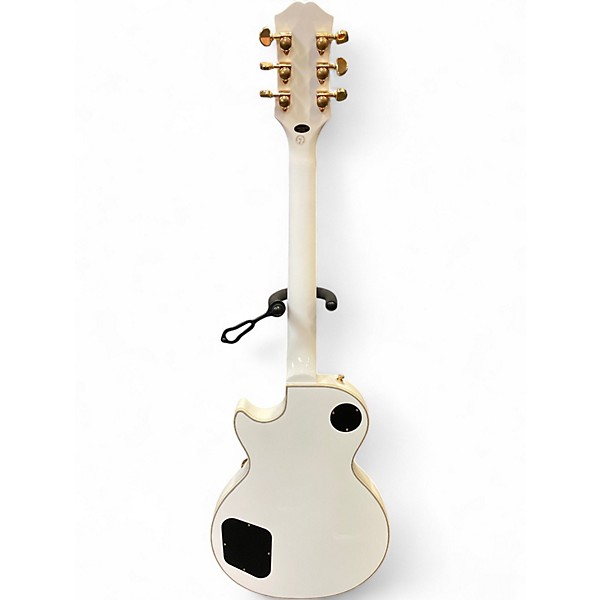 Used Epiphone Les Paul Custom Alpine White Solid Body Electric Guitar