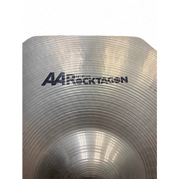 Used 2000s SABIAN 16in AA Rocktagon Crash Brilliant Cymbal