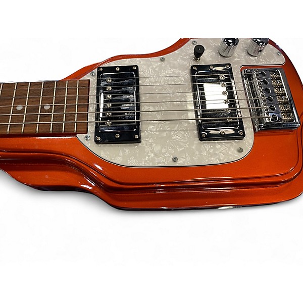 Used Morrell Music LAPSTEEL Metallic Orange Lap Steel