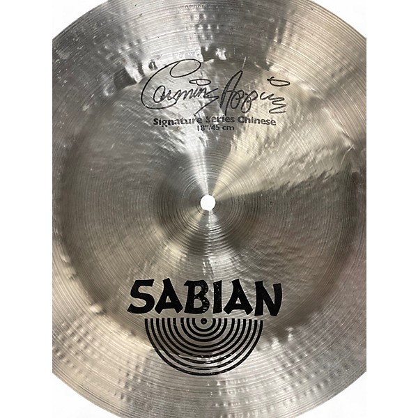 Used 1990s SABIAN 18in Carmine Appice Signature Series China Cymbal