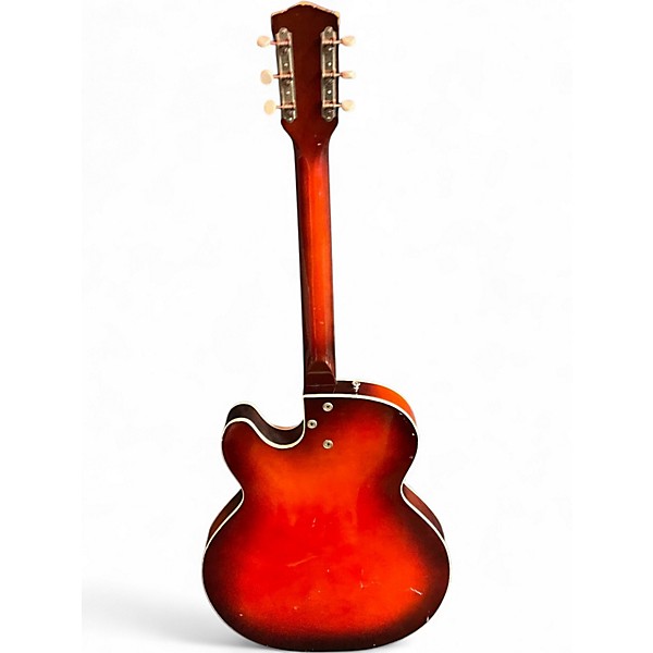 Vintage 1960s Harmony Rocket H56 Sunburst Solid Body Electric Guitar