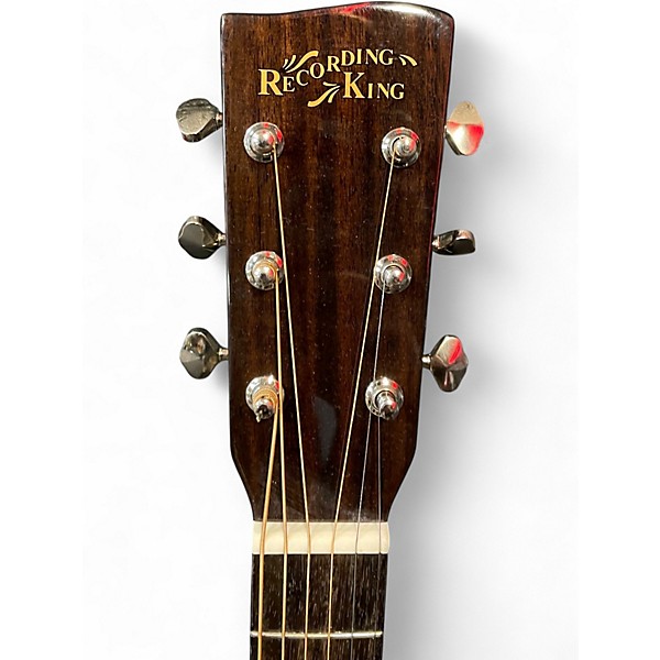 Used Recording King RD-328 Natural Acoustic Guitar