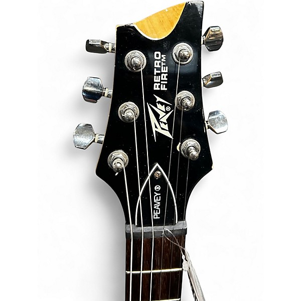 Used Peavey RETRO FIRE Metallic Orange Solid Body Electric Guitar