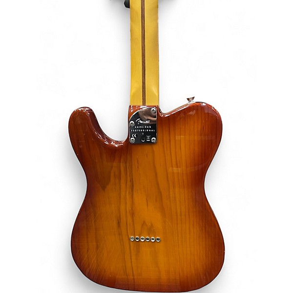 Used Fender American Professional Telecaster Sienna Sunburst Solid Body Electric Guitar