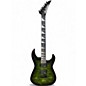 Used Jackson JS20 DKQ Transparent Green Solid Body Electric Guitar thumbnail