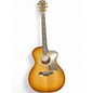 Used Taylor 214ce DLX Sunset Blvd Grand Auditorium Sunset Edgeburst Acoustic Guitar thumbnail
