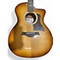 Used Taylor 214ce DLX Sunset Blvd Grand Auditorium Sunset Edgeburst Acoustic Guitar
