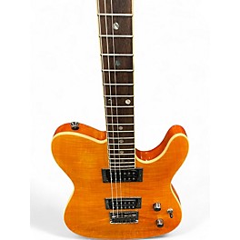 Used Fender Special Edition Custom Telecaster FMT HH AMBER Solid Body Electric Guitar