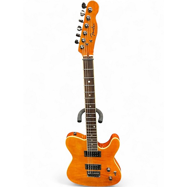 Used Fender Special Edition Custom Telecaster FMT HH AMBER Solid Body Electric Guitar