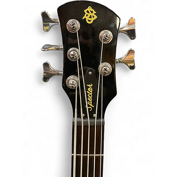 Used Spector Performer 5 White Electric Bass Guitar