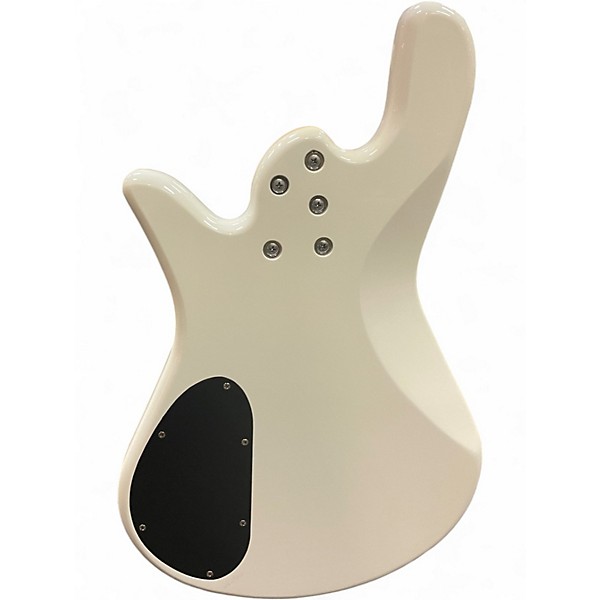 Used Spector Performer 5 White Electric Bass Guitar