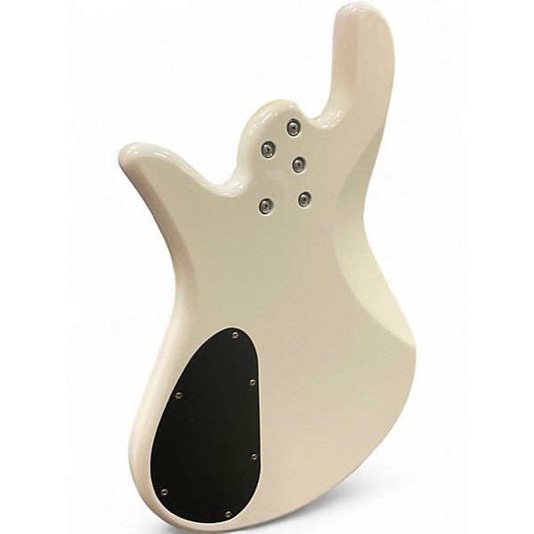 Used Spector Performer 5 White Electric Bass Guitar