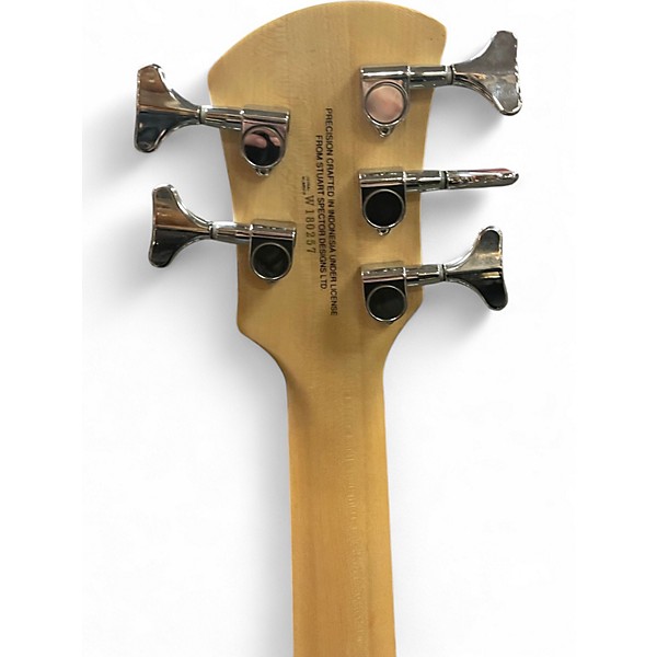 Used Spector Performer 5 White Electric Bass Guitar