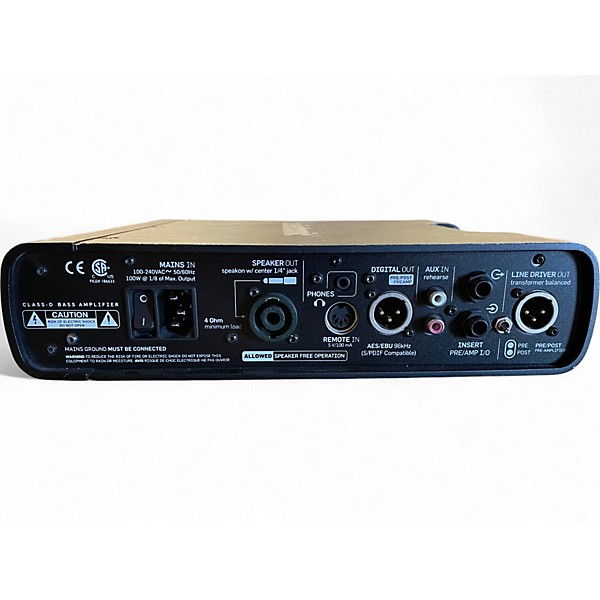 Used TC Electronic RH750 Bass Amp Head