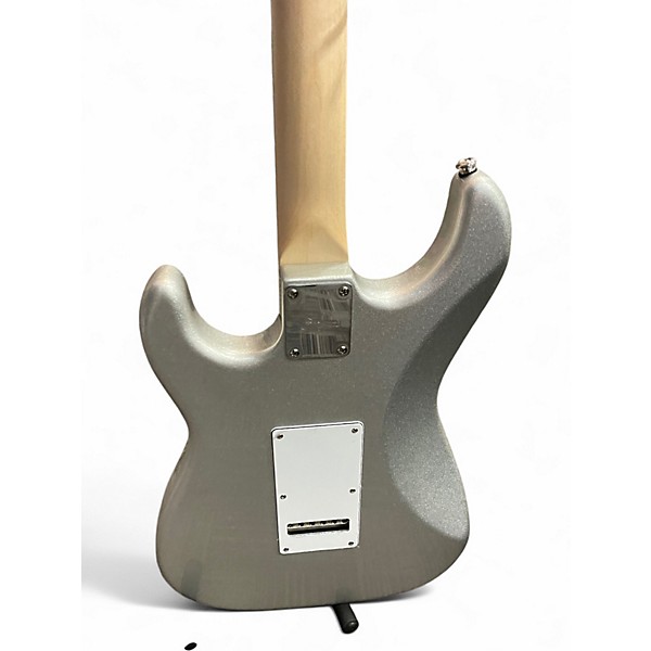 Used 2022 G&L Legacy HSS Metallic Silver Solid Body Electric Guitar