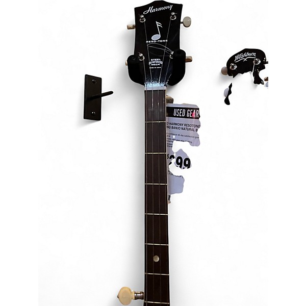 Used Harmony resotone 4 string banjo Natural Banjo