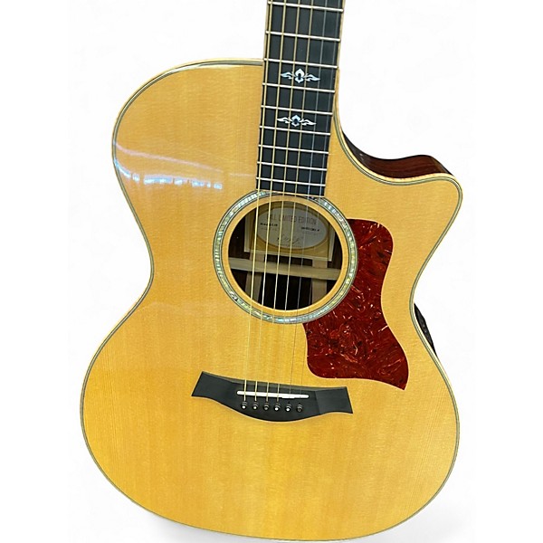 Used Taylor 814CEL10 Natural Acoustic Electric Guitar