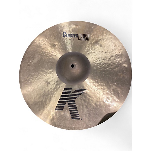 Used Zildjian 18in K Cluster Crash Cymbal