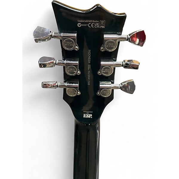 Used ESP LTD EC256 Trans Blue Solid Body Electric Guitar