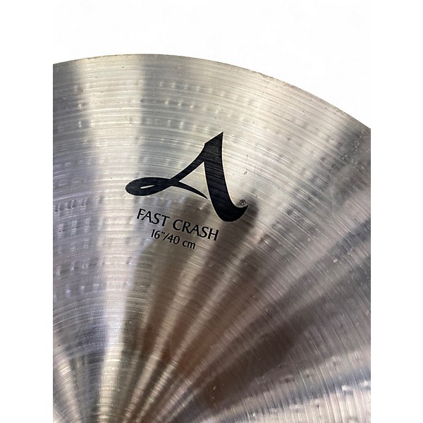 Used Zildjian 16in A Custom Fast Crash Cymbal