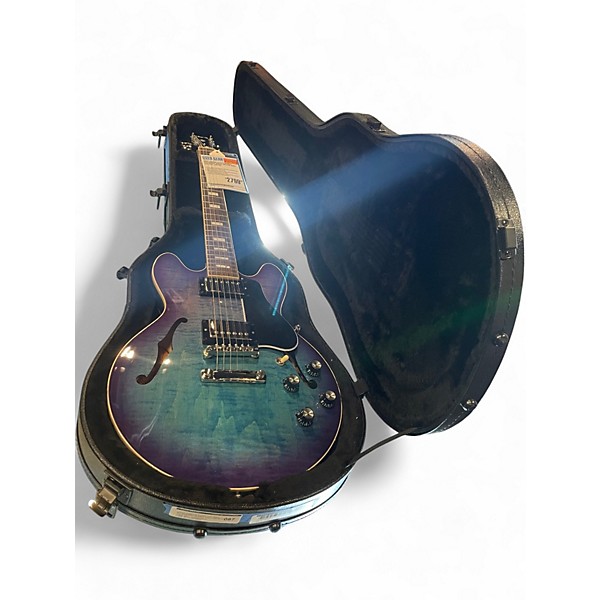 Used Gibson ES339 Figured Blueberry Burst Hollow Body Electric Guitar