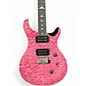 Used PRS SE Custom 24 QULITED PURPLE Solid Body Electric Guitar