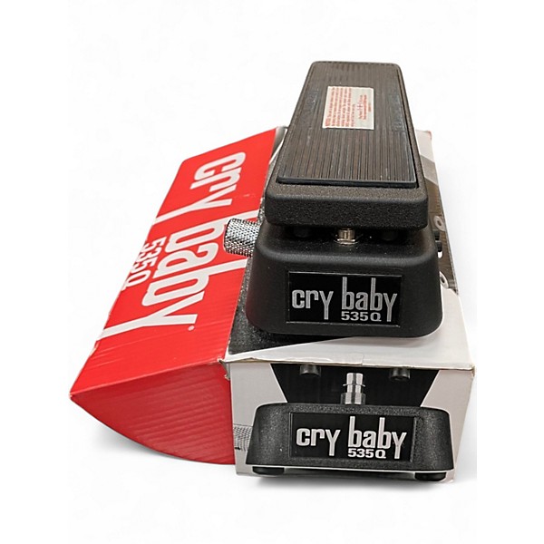 Used Dunlop 535QC Chrome Cry Baby Wah Effect Pedal