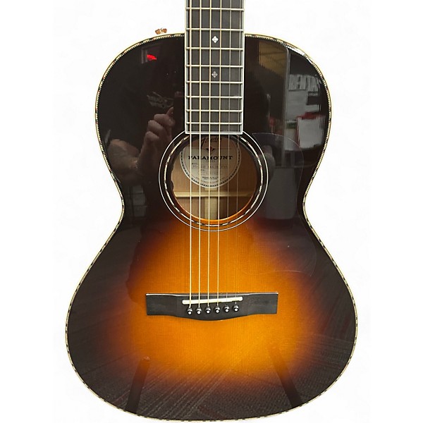 Used Fender Paramount ps220e 3 Tone Sunburst Acoustic Electric Guitar