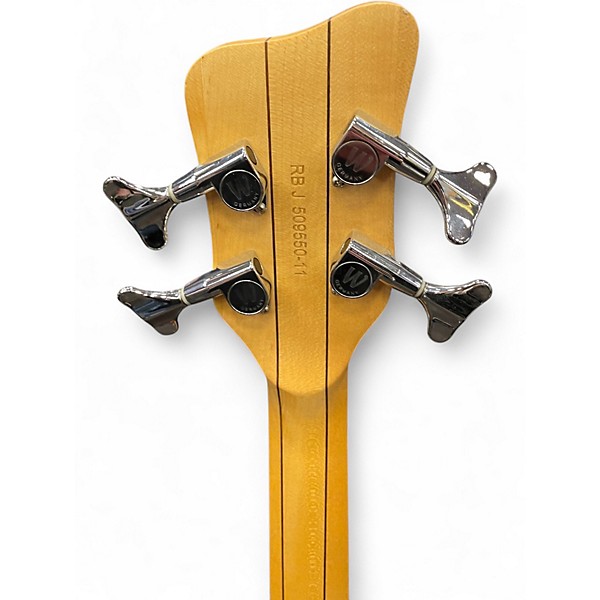 Used RockBass by Warwick Corvette $$4 Trans Red Electric Bass Guitar