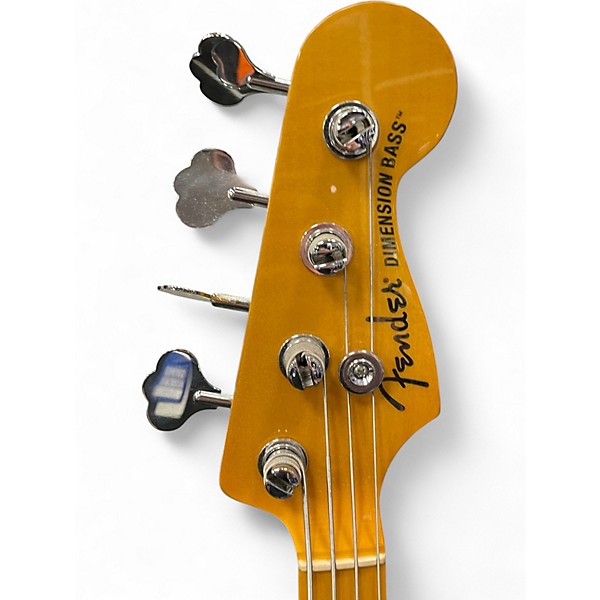 Used Fender Modern Player Dimension Bass Olympic White Electric Bass Guitar