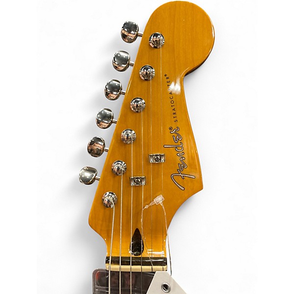 Used Fender Modern Player Short Scale Stratocaster HSS Black Solid Body Electric Guitar