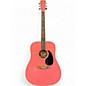 Used Corbin CG99PI Pink Acoustic Guitar thumbnail