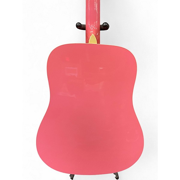 Used Corbin CG99PI Pink Acoustic Guitar