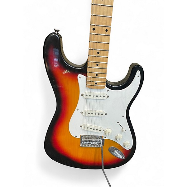Used Harmony Stratocaster 2 Color Sunburst Solid Body Electric Guitar