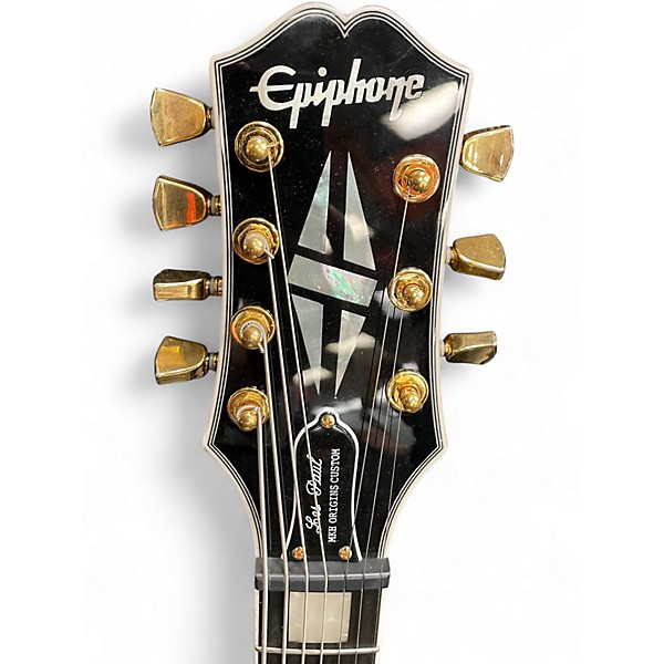 Used Epiphone Matt Heafy ORIGINS Les Paul Custom 7 Black Solid Body Electric Guitar