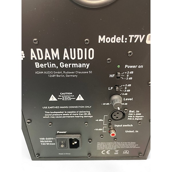 Used ADAM Audio T7V Pair Powered Monitor