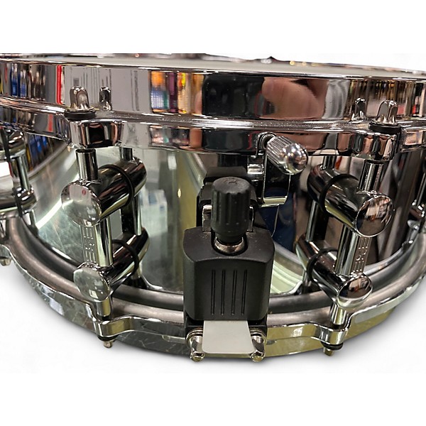 Used SONOR 14X5 Phil Rudd Snare CHROME OVER BRASS Drum