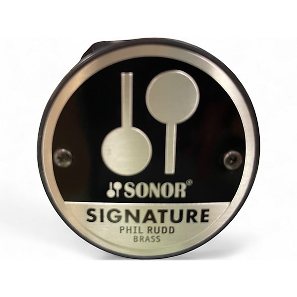 Used SONOR 14X5 Phil Rudd Snare CHROME OVER BRASS Drum