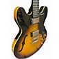 Used Epiphone Dot 3 Color Sunburst Hollow Body Electric Guitar