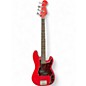 Used Squier Mini Precision Bass Dakota Red Electric Bass Guitar thumbnail