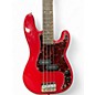 Used Squier Mini Precision Bass Dakota Red Electric Bass Guitar