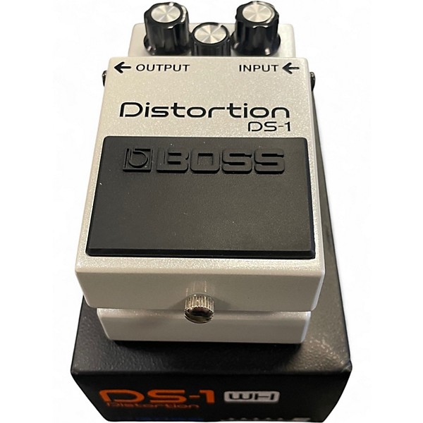 Used BOSS DS1 WH WHITE DISTORTION Effect Pedal